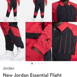Jordan Women's Black and Red Jumpsuit